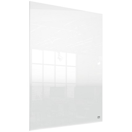 Nobo Transparent Acrylic Mini Desktop Whiteboard, Frameless, 600x450mm