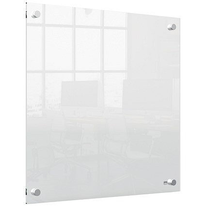 Nobo Transparent Acrylic Mini Whiteboard Wall Mount 450x450mm