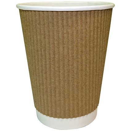 Kraft Ripple Cup, 227ml, Pack of 500