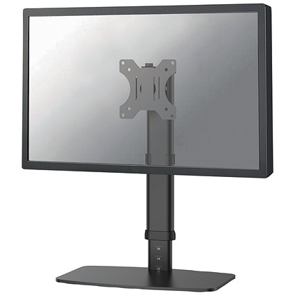 Neomounts Tabletop Single Monitor Arm, Adjustable Height and Tilt, White