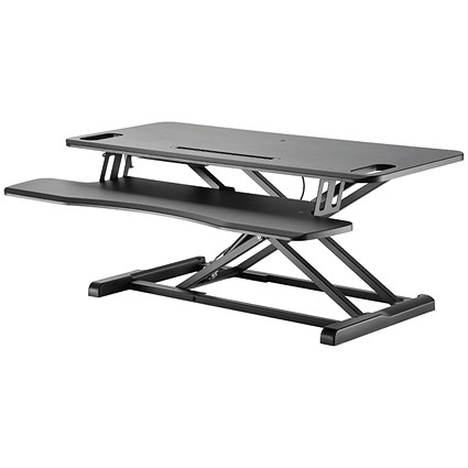Neomounts Sit/Stand Desktop Workstation Black