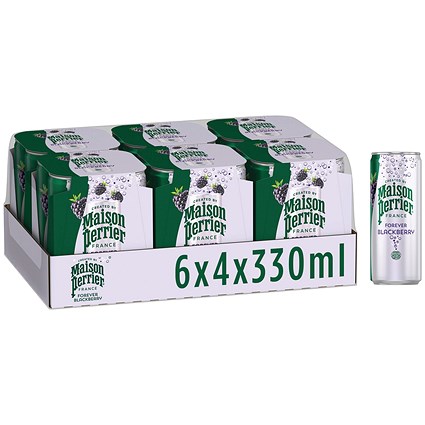 Maison Perrier Sparkling Water Blackberry 330ml Pack of 24