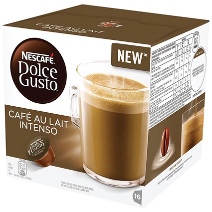 Dolce Gusto Cafe au Lait Intenso Capsules - 48 Servings