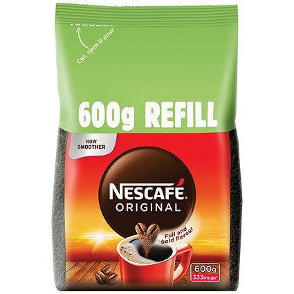 Nescafe Original Instant Coffee Refill, 600g Nescafe Original Instant Coffee Refill, 600g