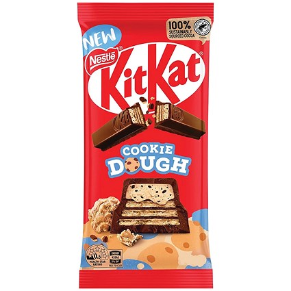Nestle KitKat Sharing Bar Cookie Dough, 99g, Pack of 15