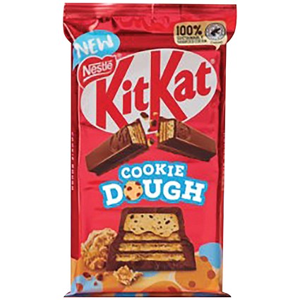 Nestle KitKat Four Finger Cookie Dough Chocolate, Pack of 24