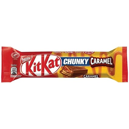 Nestle KitKat Chunky Caramel Chocolate, 40g, Pack of 24