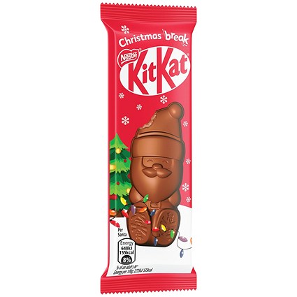 Nestle KitKat Santa Milk Chocolate Christmas Figure, 29g