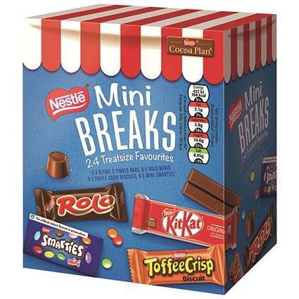 Nestle Mini Breaks 24 Mixed Selection 416g
