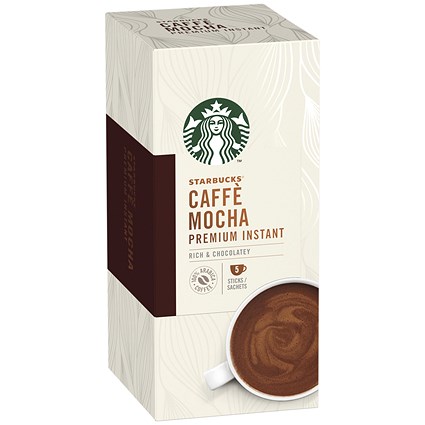 Starbucks Caffe Mocha Instant 110g 5 Sachets (Pack of 6)