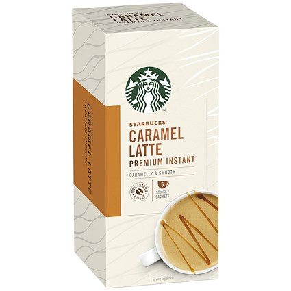 Starbucks Caramel Latte Instant 107.5g 5 Sachets (Pack of 6)
