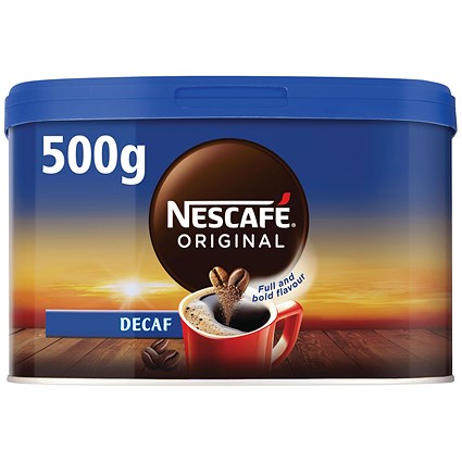 Nescafe Original Decaffeinated Coffee - 500g Tin