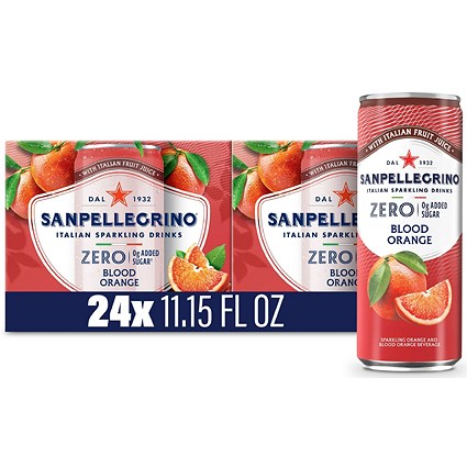 San Pellegrino Zero Fruit Beverages Orange 330ml Pack of 24