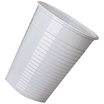 MyCafe Plastic Disposable Cups, 199ml, White, Pack of 2000