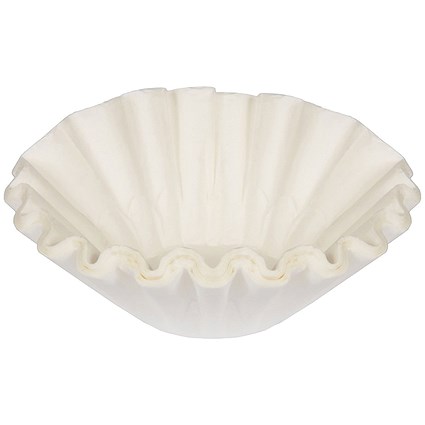 Belgravia Coffee Machine Filter Paper, 3 Pint, White, Pack of 500