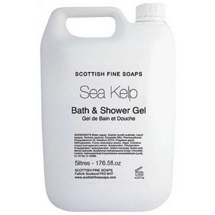Scottish Fine Soaps Sea Kelp Bath & Shower Gel, 5 Litres
