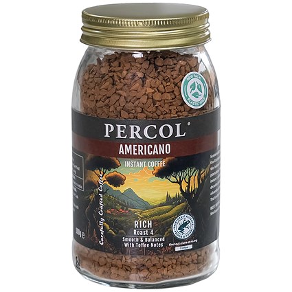 Percol All Day Americano Instant Coffee, 100g