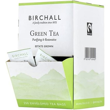 Birchall Fairtrade Green Tea, Pack of 250