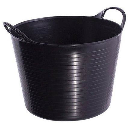 Gorilla Recycled Flexi Tub, 38 Litre, Black Gorilla Recycled Flexi Tub, 38 Litre, Black
