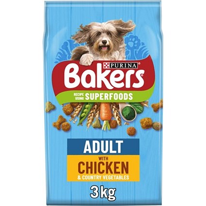 Bakers Adult Chicken & Vegetables 3kg