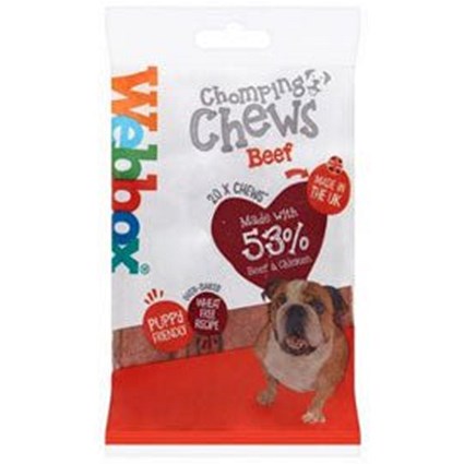 Webbox Prime Chomping Chews Beef, 200g