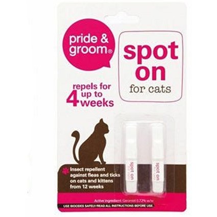 Pride & Groom Spot on for Cats, Pack of 2