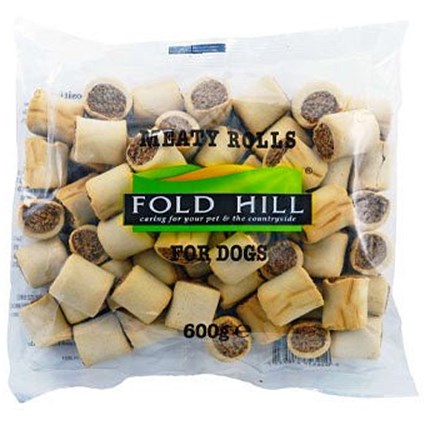 Fold Hill Meaty Rolls For Dogs, 600g