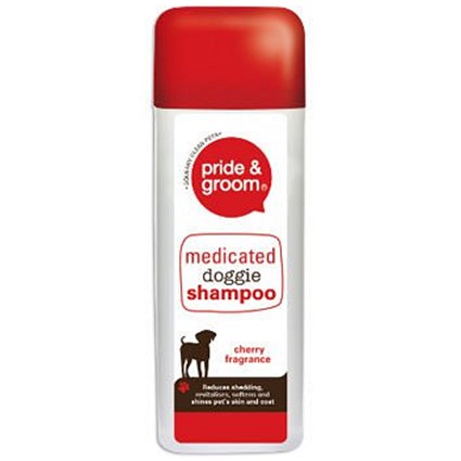 Pride & Groom Medicated Dog Shampoo, 300ml