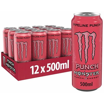 Monster Energy Pipeline Punch Cans 12x500ml
