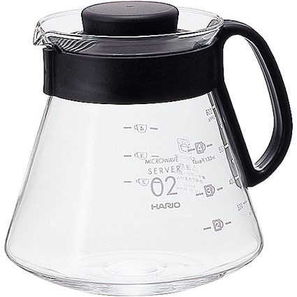Hario V60 Glass Range Coffee Server, Size 02 (600ml)