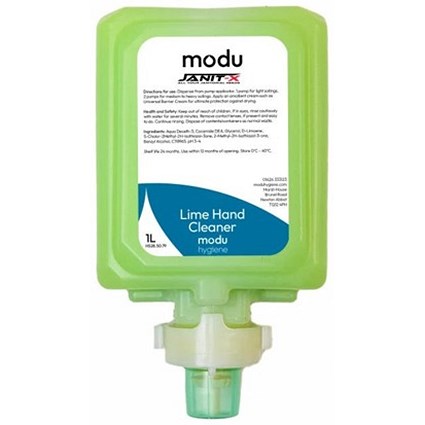 Janit-X Modu Lime Hand Cleaner Cartridges, 1 Litre