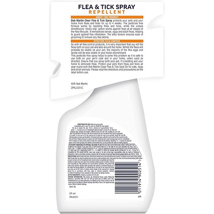 Bob Martin Clear Flea & Tick Repellent for the Cats & Home, 300ml Spray
