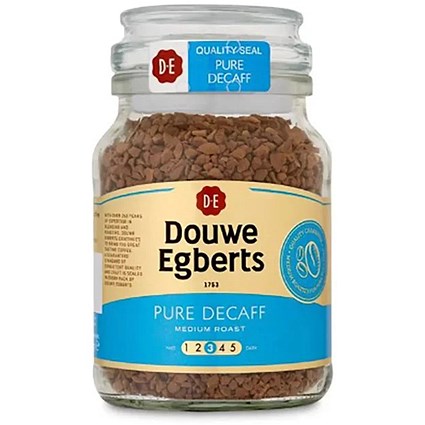 Douwe Egberts Pure Gold Decaf Instant Coffee 400g Jar