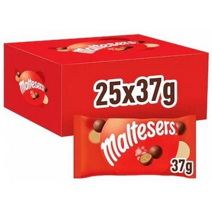 Maltesers Chocolate Bite, 37g Pack of 25