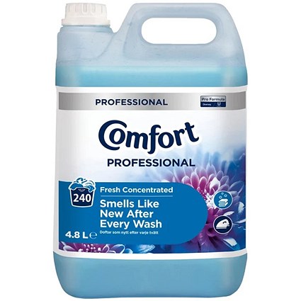 Comfort Professional Fresh Fabric Softener Concentrated 4.8 Litre 240W