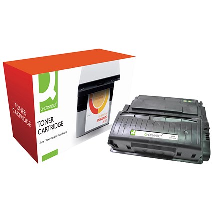 Q-Connect HP 42X Black High Capacity Laser Toner Cartridge Q5942X