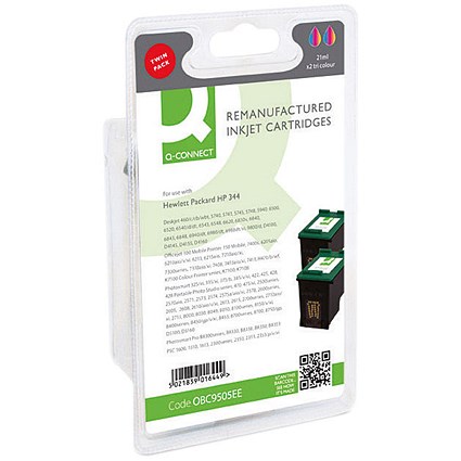 Q-Connect Remanufactured Inkjet Cartridge Tri-colour For HP C9505EE C9505EE-COMP
