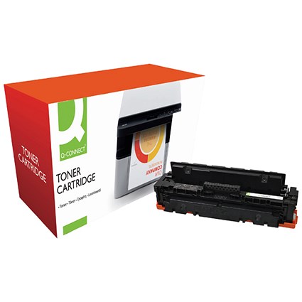 Q-Connect Compatible Toner Cartridge High Yield Black For HP CF410X CF410X-COMP