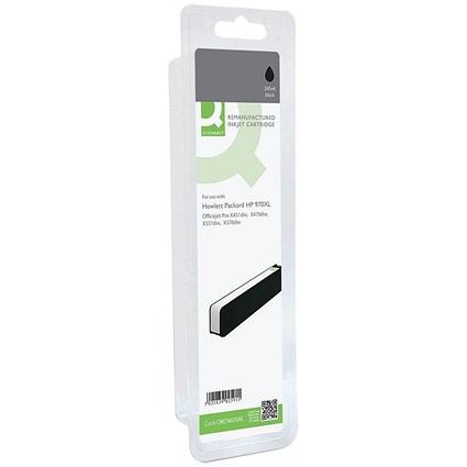 Q-Connect Remanufactured Inkjet Cartridge Black For HP CN625AE CN625AE-COMP