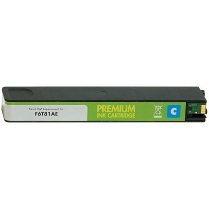 Q-Connect Remanufactured PageWide Cartridge Cyan For HP F6T81AE F6T81AE-COMP