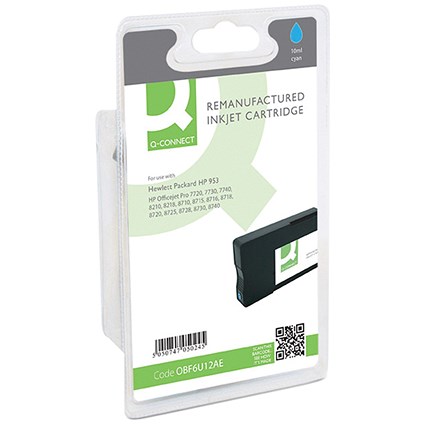 Q-Connect Remanufactured Inkjet Cartridge Cyan For HP F6U12AE F6U12AE-COMP