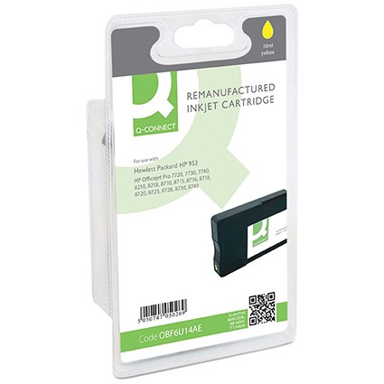 Q-Connect Remanufactured Inkjet Cartridge Yellow For HP F6U14AE F6U14AE-COMP