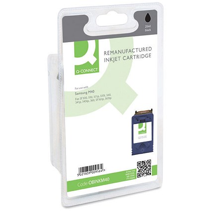 Q-Connect Samsung M40 Remanufactured Black Inkjet Cartridge INK-M40/ELS
