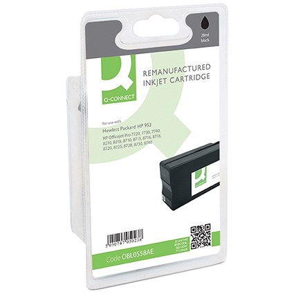 Q-Connect Remanufactured Inkjet Cartridge Black For HP L0S58AE L0S58AE-COMP