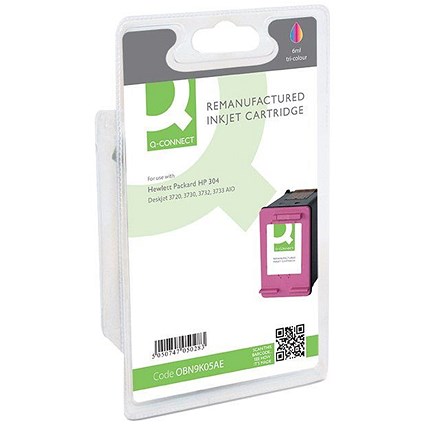 Q-Connect HP 304 Colour Ink Cartridge N9K05AE