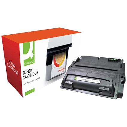 Q-Connect HP 42A Black Laser Toner Cartridge Q5942A