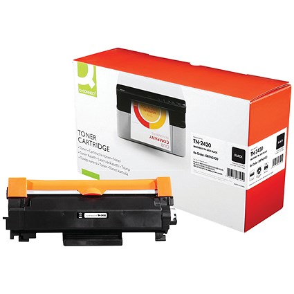Q-Connect Brother TN-2420 Remanufactured Toner Cartridge Black TN-2420-COMP