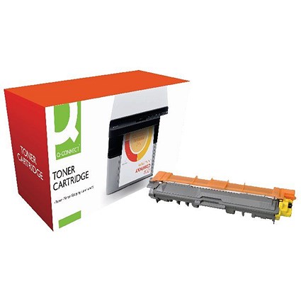 Q-Connect Brother TN-245Y Compatible Toner Cartridge Yellow High Yield TN245Y-COMP Q-Connect Brother TN-245Y Compatible Toner Cartridge Yellow High Yield TN245Y-COMP