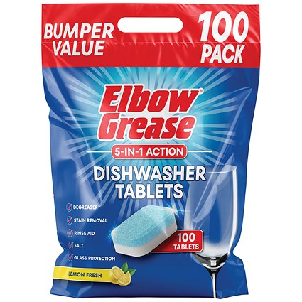 Elbow Grease Dishwasher Tablets (Pack of 100)