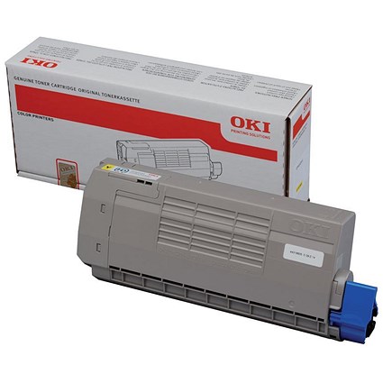 Oki 44318605 Yellow Laser Toner Cartridge